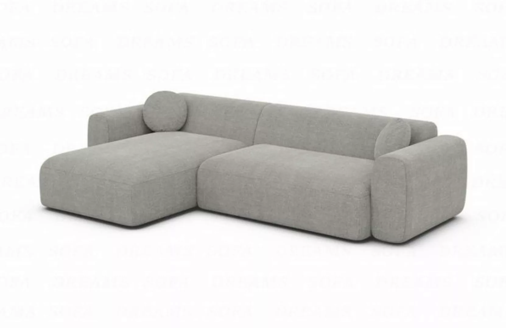 Sofa Dreams Ecksofa Polster Ecksofa Design Couch Cortegada L Form kurz Stof günstig online kaufen