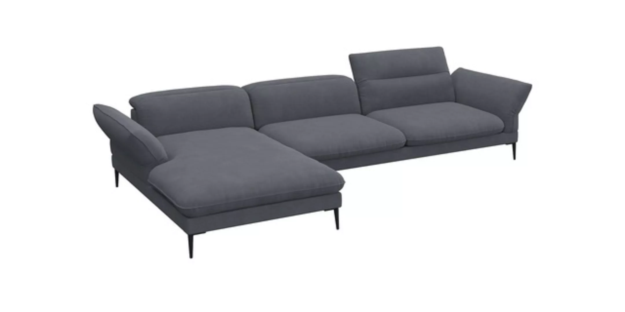 FLEXLUX Ecksofa »Salino, Funktionssofa mit Recamiere, Relaxsofa, Ecksofa«, günstig online kaufen