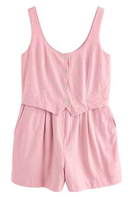 Next Playsuit Ärmelloser Playsuit mit Weste aus 100 % Baumwolle (1-tlg) günstig online kaufen