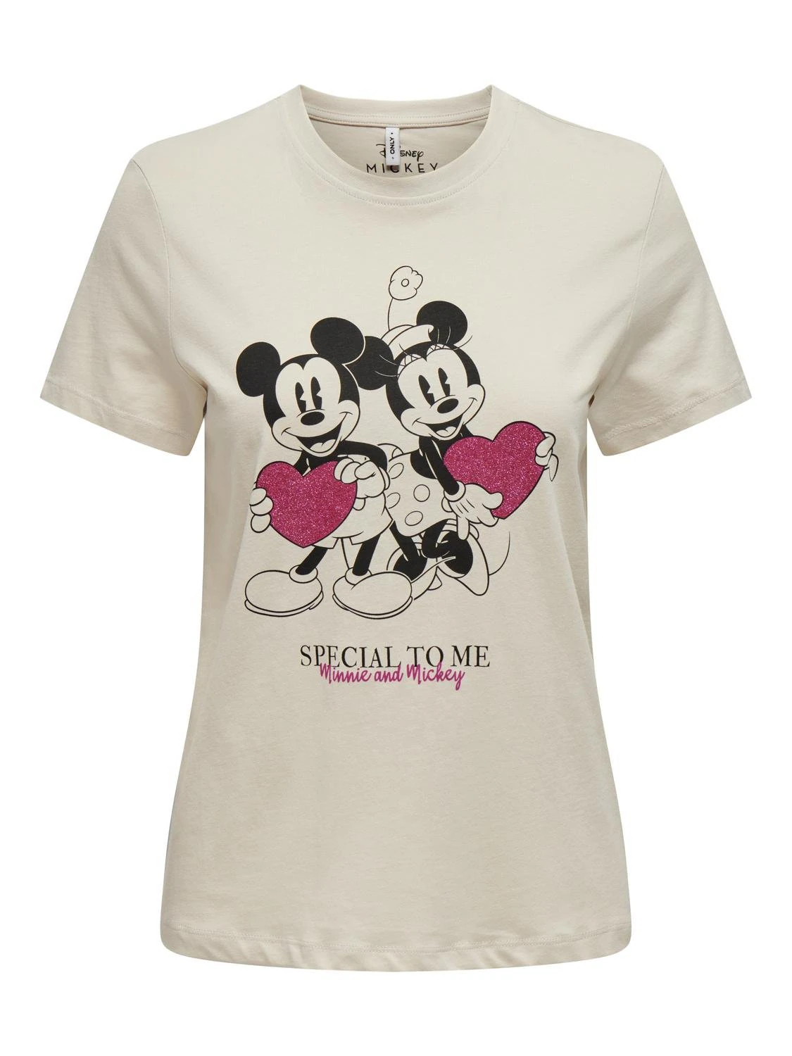 ONLY Kurzarmshirt "ONLMICKEY LIFE REG S/S VALENTINE TOP JRS", mit Mickey un günstig online kaufen