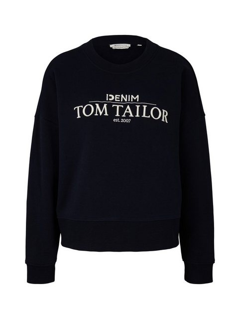 TOM TAILOR Sweatblazer oversized logo sweat günstig online kaufen