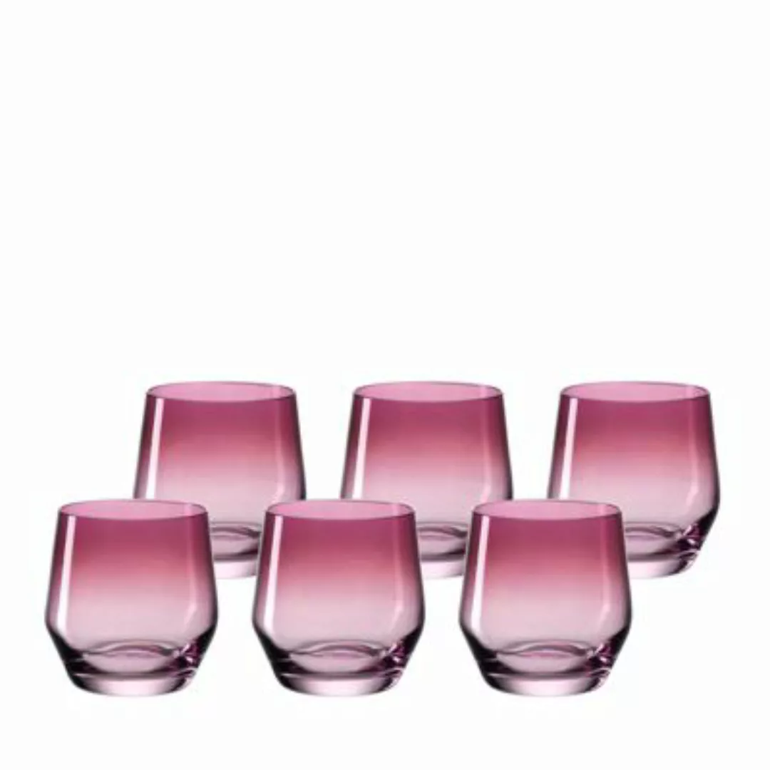 LEONARDO PUCCINI Trinkglas 310 ml violett 6er Set Trinkgläser lila günstig online kaufen