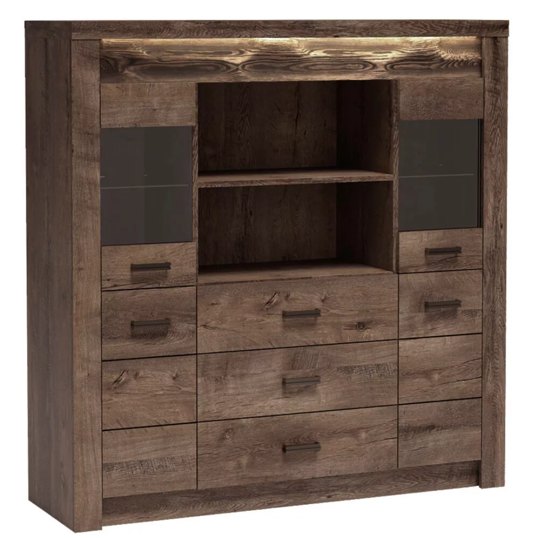 Highboard in Esche dunkel INGENIO-161 günstig online kaufen