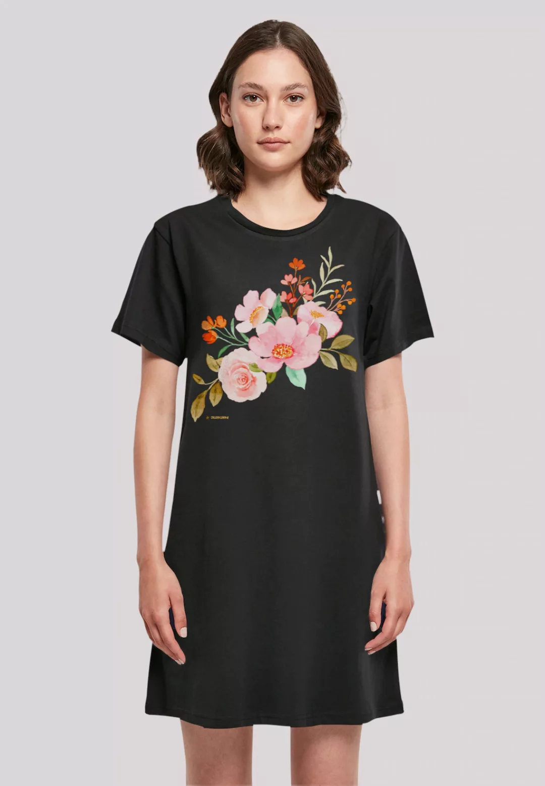 F4NT4STIC Shirtkleid "Blumenmuster Damen T-Shirt Kleid", Print günstig online kaufen