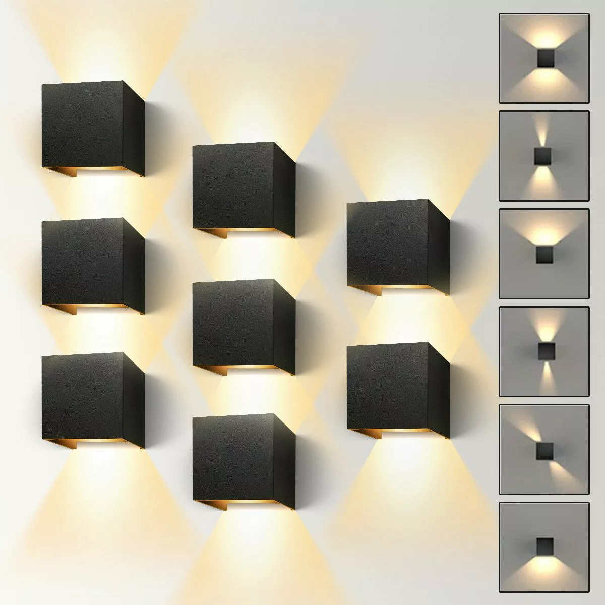 Simloveve LED Wandleuchte 8 Stücke LED günstig online kaufen
