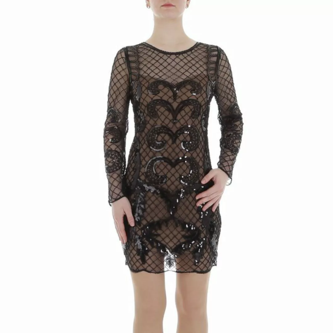 Ital-Design Partykleid Damen Party & Clubwear Pencil (86365322) Pailletten günstig online kaufen