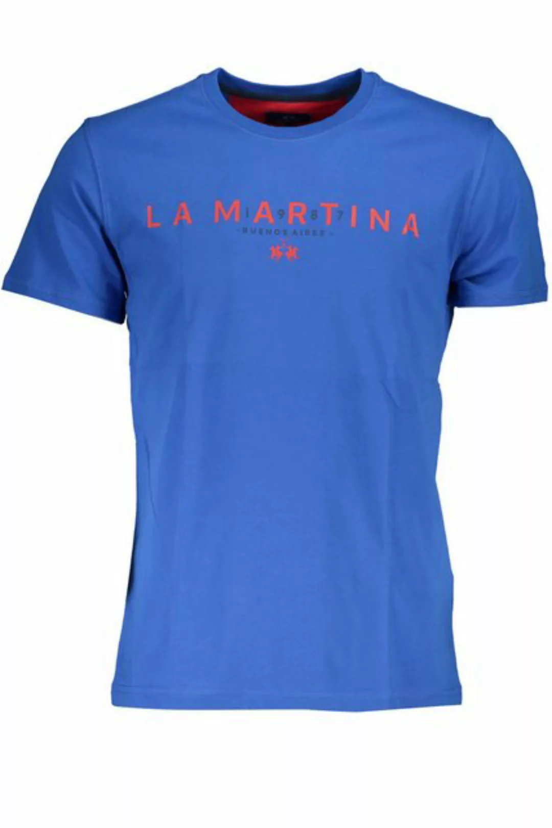 La Martina T-Shirt Trendiges Blaues Herren T-Shirt mit Logo und günstig online kaufen