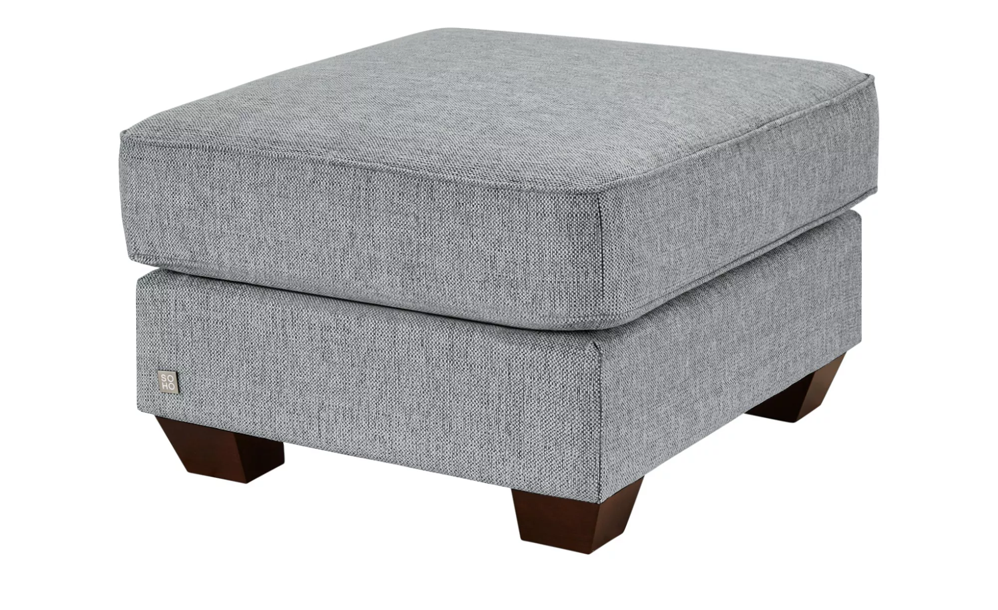 SOHO Hocker  Franka ¦ grau ¦ Maße (cm): B: 75 H: 42 T: 62 Polstermöbel > Ho günstig online kaufen