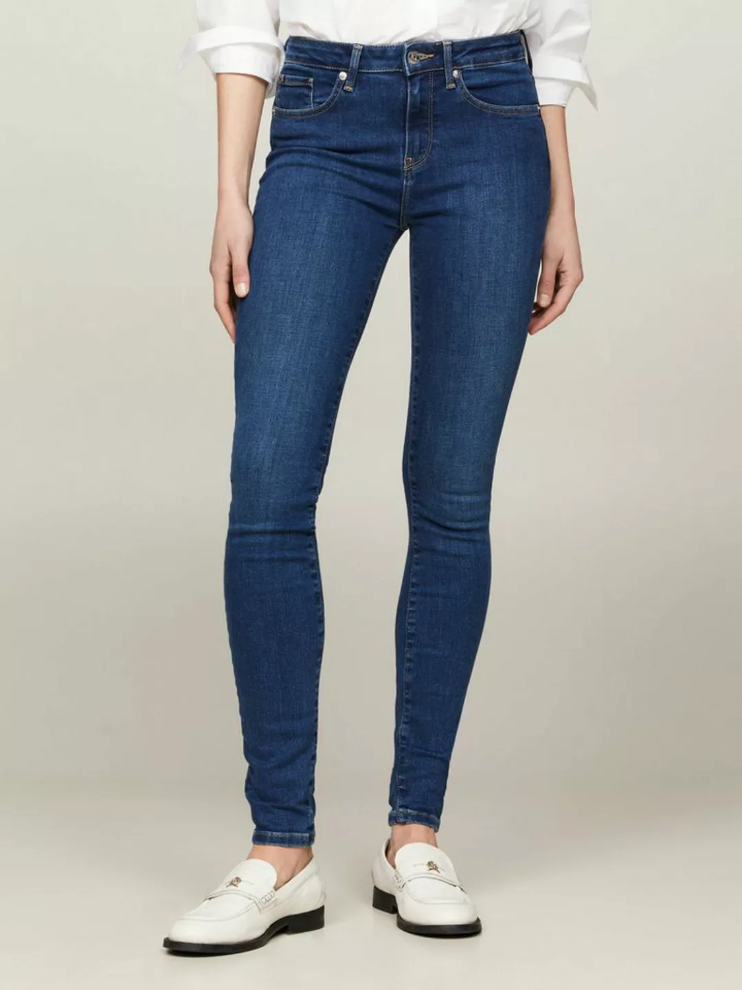 Tommy Hilfiger Skinny-fit-Jeans TH FLEX COMO SKINNY RW GYA (TH FLEX COMO SK günstig online kaufen