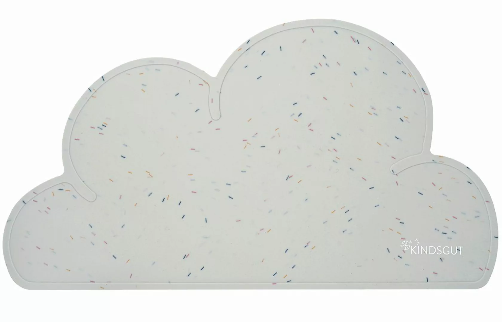 KINDSGUT Platzset Platzdeckchen Wolke, umweltfreundlich, Konfetti günstig online kaufen