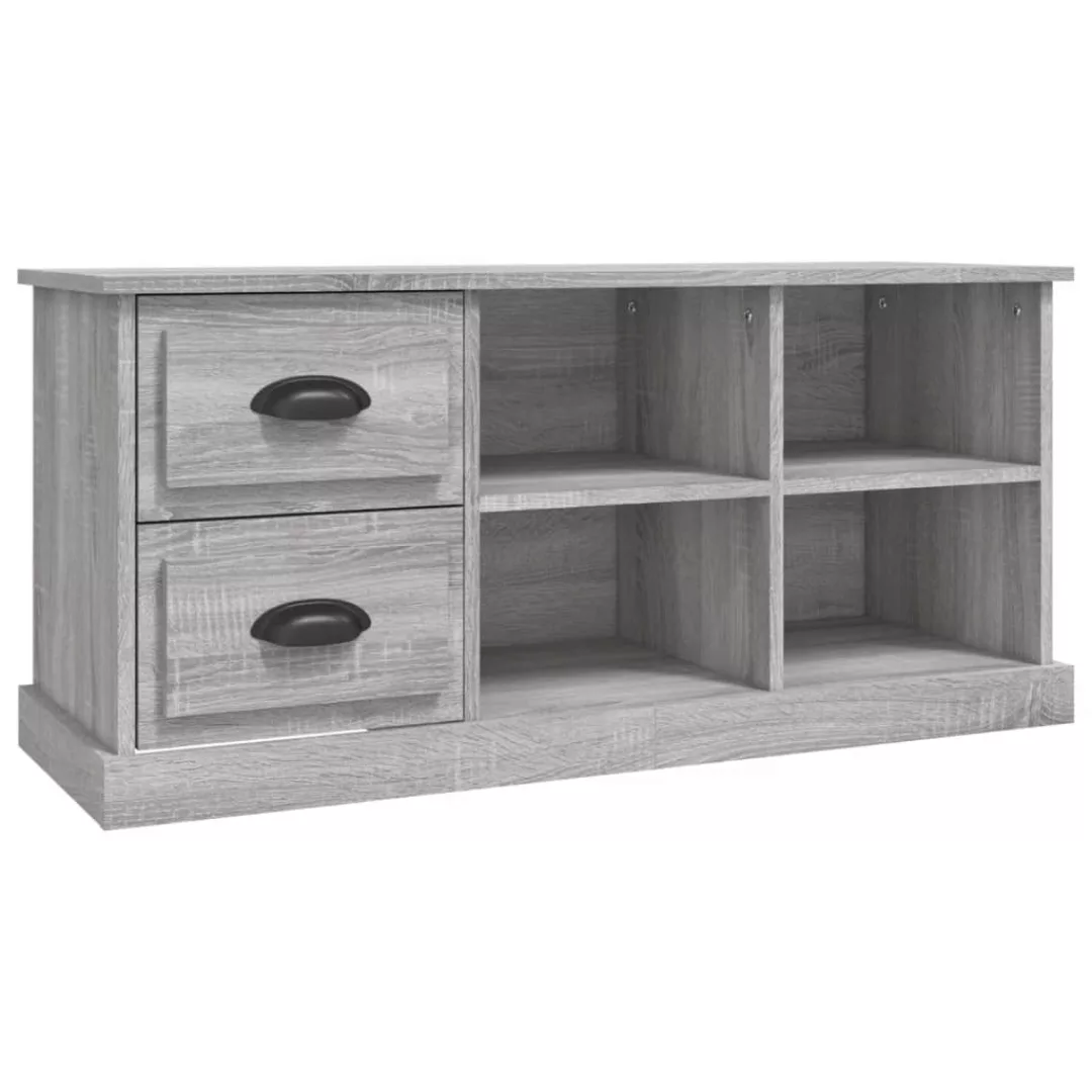 Vidaxl Tv-schrank Grau Sonoma 102x35,5x47,5 Cm Holzwerkstoff günstig online kaufen