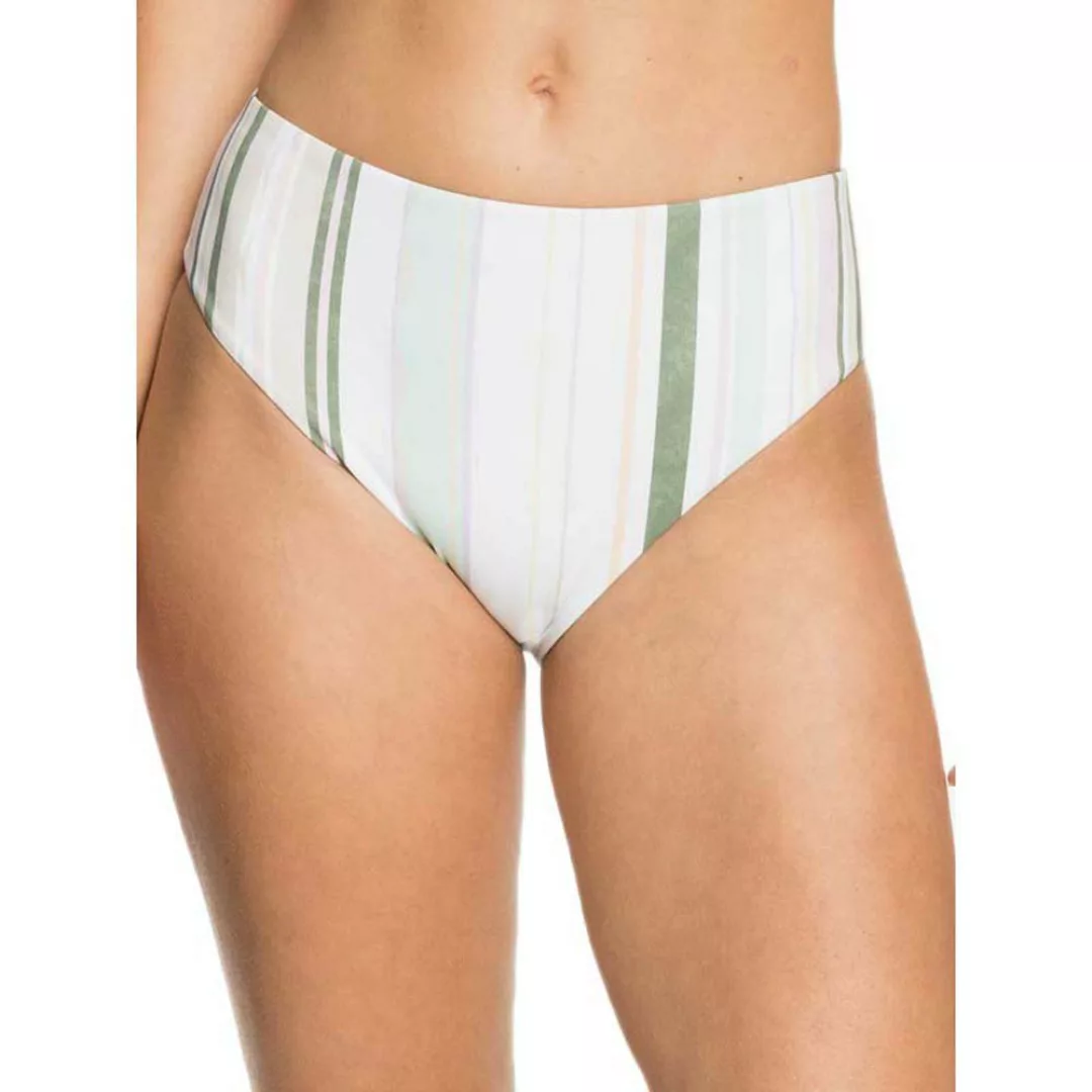 Roxy Sea & Wave Revo Full Bikinihose XL Bright White Kamuela Stripe S günstig online kaufen