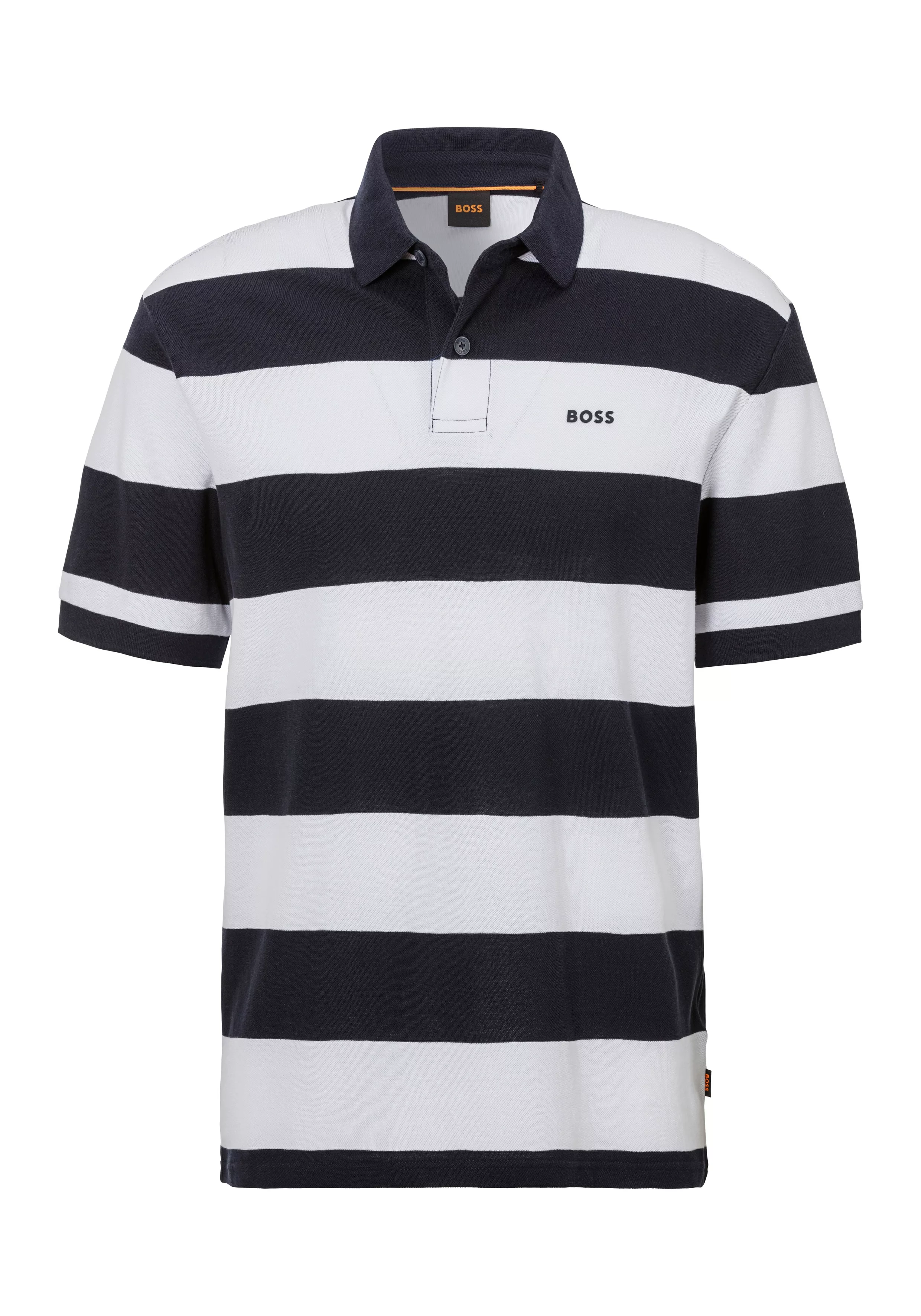 BOSS ORANGE Poloshirt "PalesStripe", mit Markenlabel günstig online kaufen