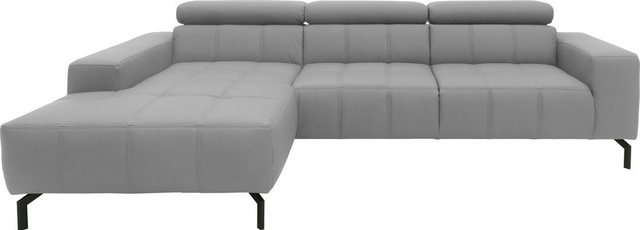 DOMO collection Ecksofa "Cunelli L-Form", wahlweise inklusive 6-fach verste günstig online kaufen