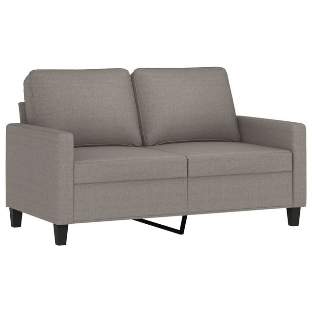 vidaXL Sofa 2-Sitzer-Sofa Taupe 120 cm Stoff günstig online kaufen