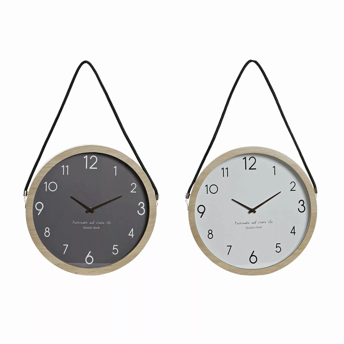 Wanduhr Dkd Home Decor Kristall Grau Schnur Mdf Weiß Hellbraun Skandinavisc günstig online kaufen