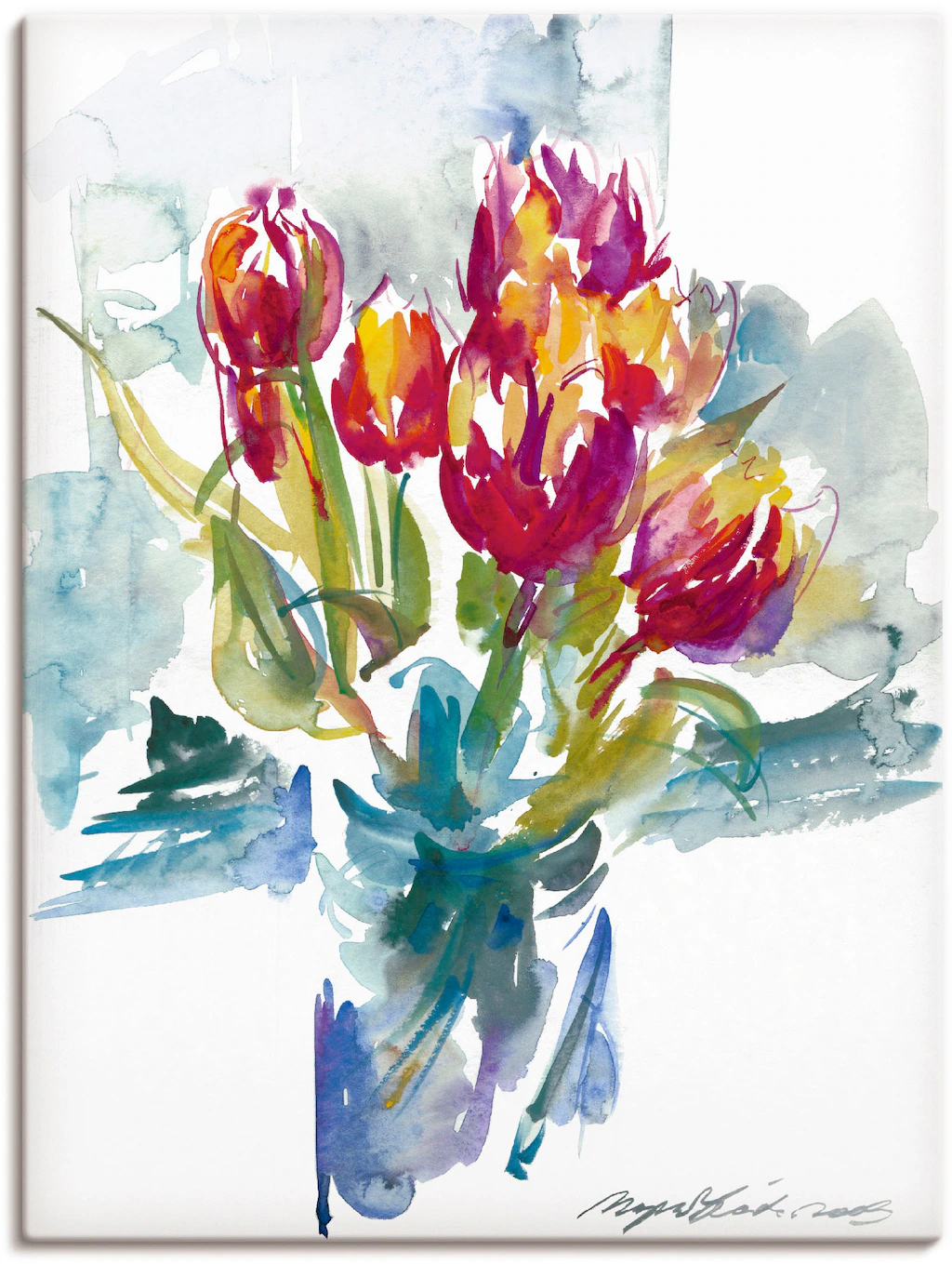 Artland Wandbild "Blumenstrauß I", Blumen, (1 St.), als Leinwandbild, Poste günstig online kaufen