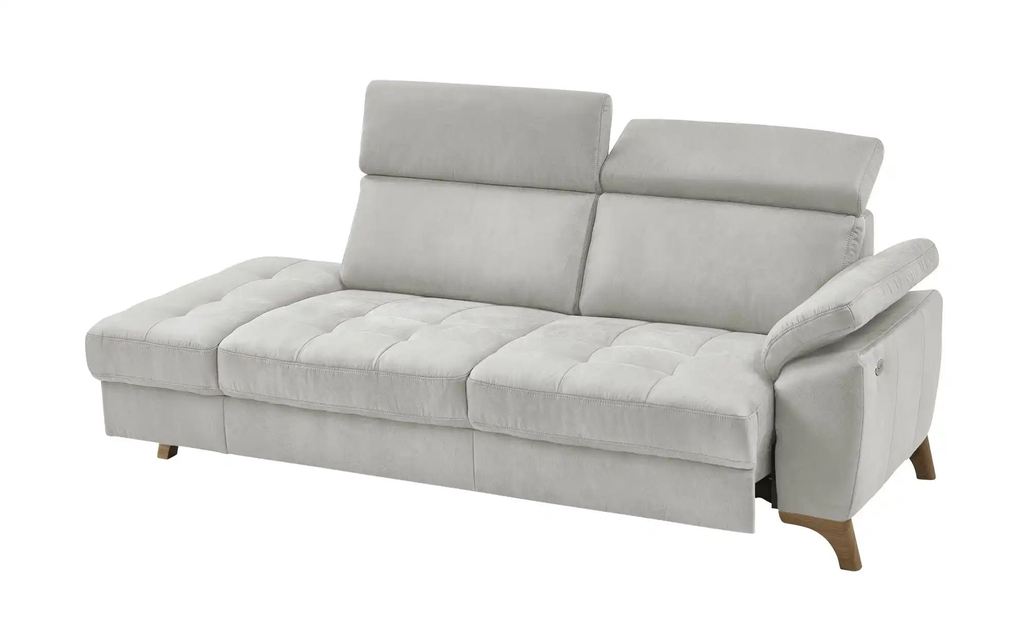 meinSofa Recamiére  Chloris ¦ grau ¦ Maße (cm): B: 221 H: 107 T: 102 Polste günstig online kaufen