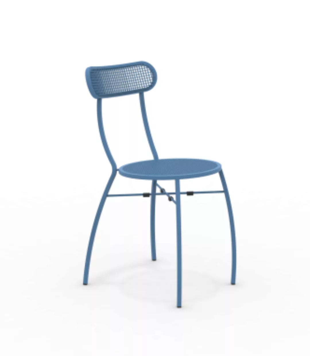 Ciao Gartenstuhl aus Metall blau AZ günstig online kaufen