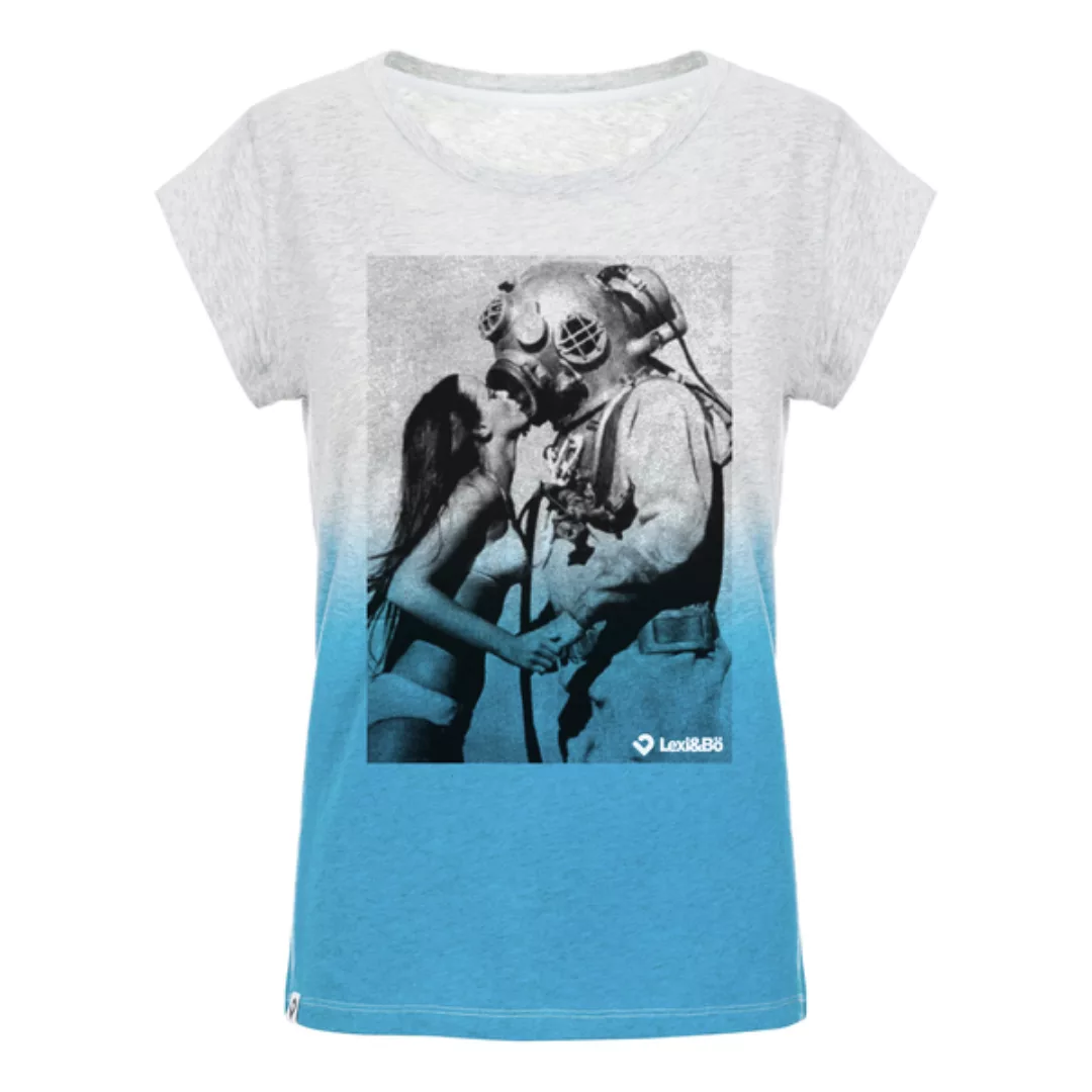 Vintage Diver Damen Dip Dye T-shirt günstig online kaufen