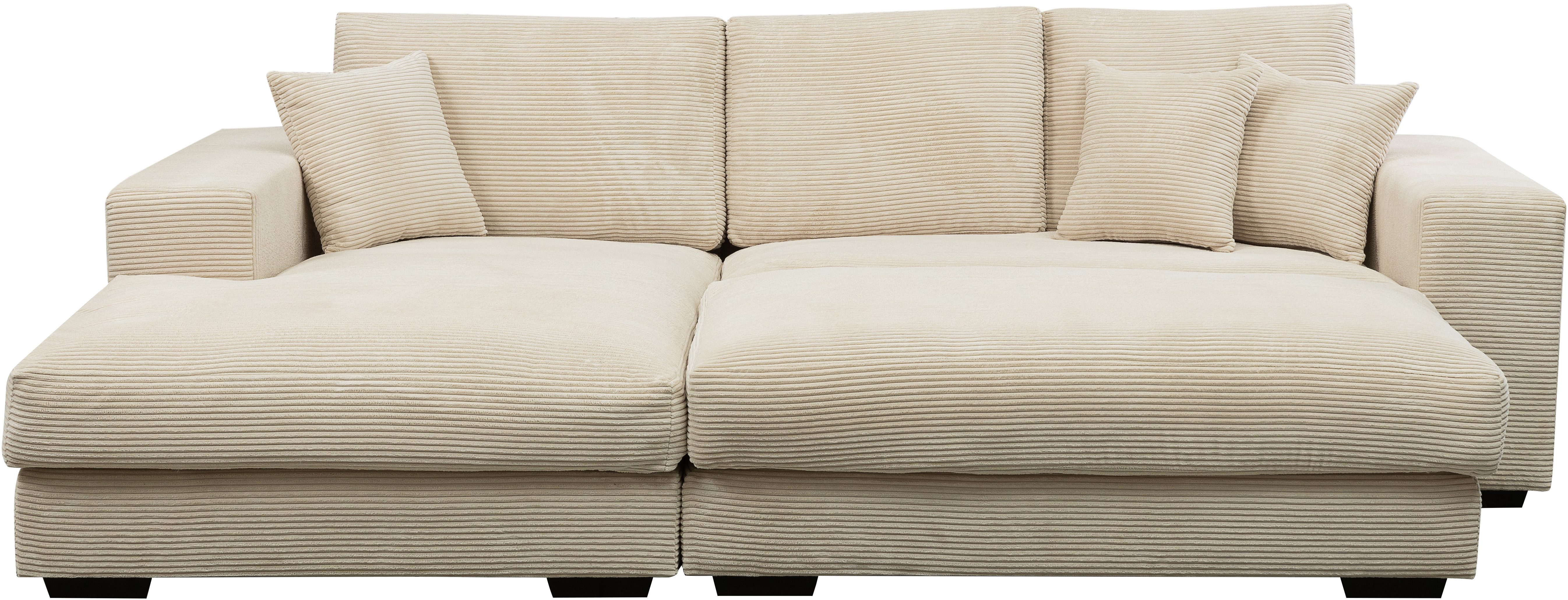 WERK2 Ecksofa "Eden" mit Polsterhocker günstig online kaufen