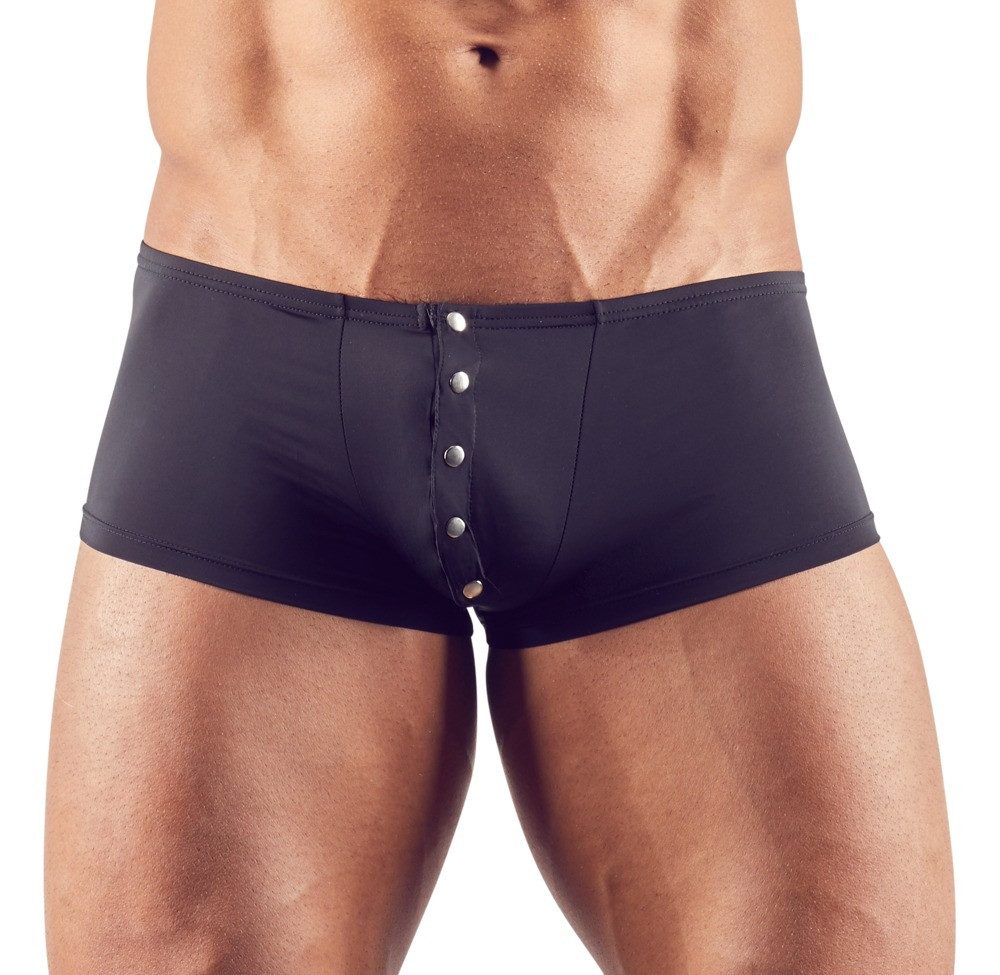 Svenjoyment Boxershorts Boxershorts mit Druckknöpfen- schwarz günstig online kaufen