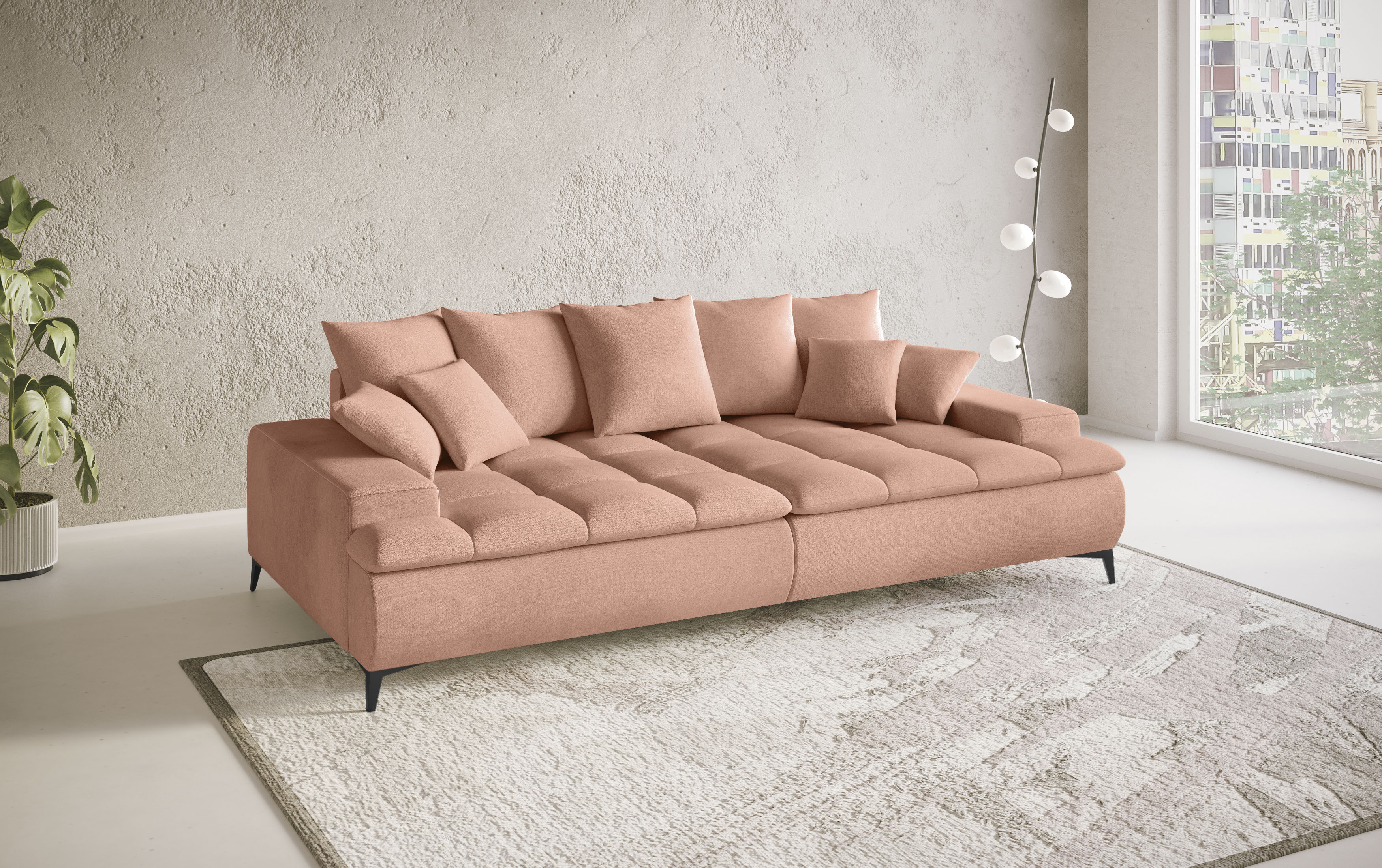 Mr. Couch Big-Sofa "Haiti III", Mit Kaltschaum, bis 140 kg belastbar günstig online kaufen