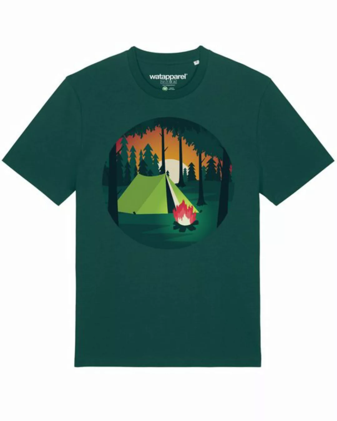 wat? Apparel Print-Shirt Zelten (1-tlg) günstig online kaufen