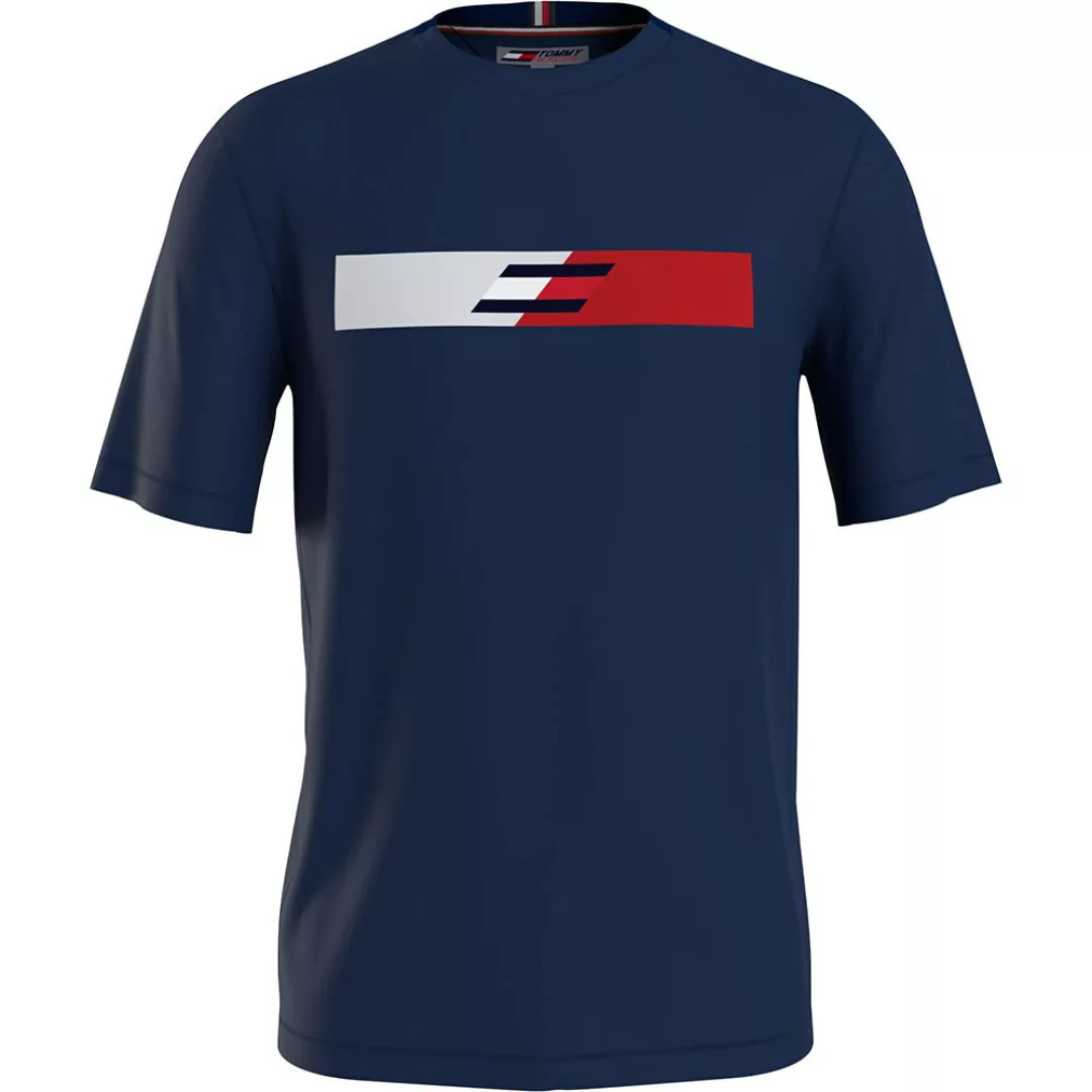 Tommy Hilfiger Sportswear Cotton Graphic Kurzärmeliges T-shirt L Desert Sky günstig online kaufen