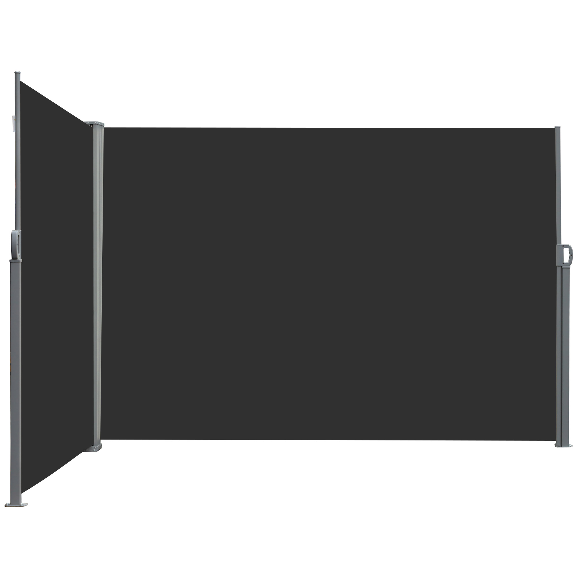 Outsunny Doppelter seitlicher ausziehbarer Sichtschutz Paravent dim. 6L x 1 günstig online kaufen