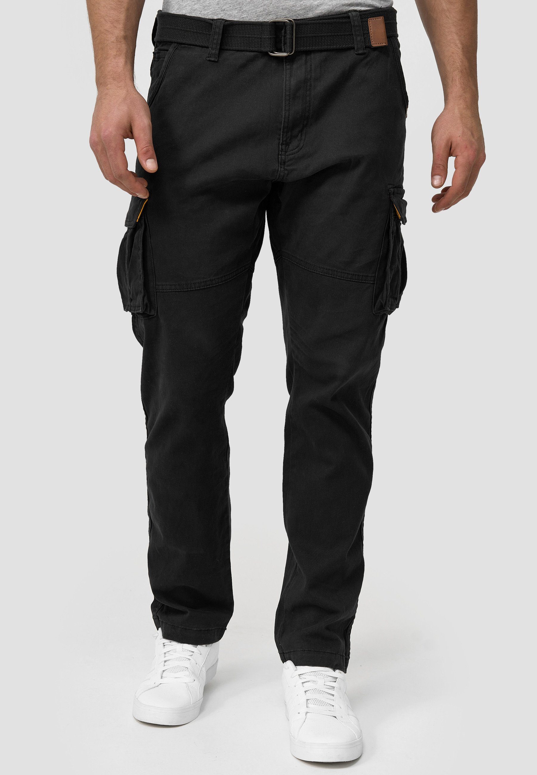 Indicode Cargohose Mathen aus elastischer Baumwoll-Qualität, günstig online kaufen