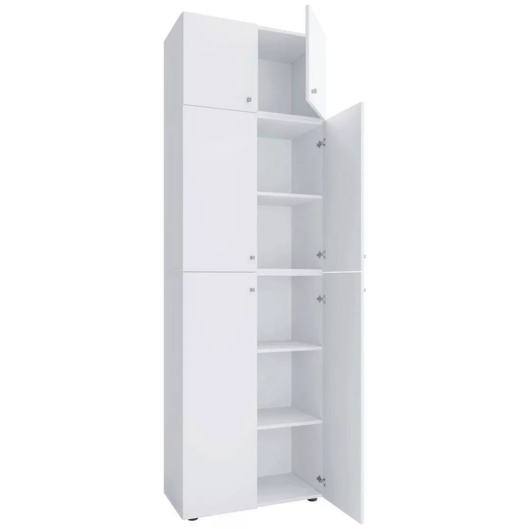 Kleiderschrank Lona weiß B/H/T: ca. 70x223x39 cm günstig online kaufen