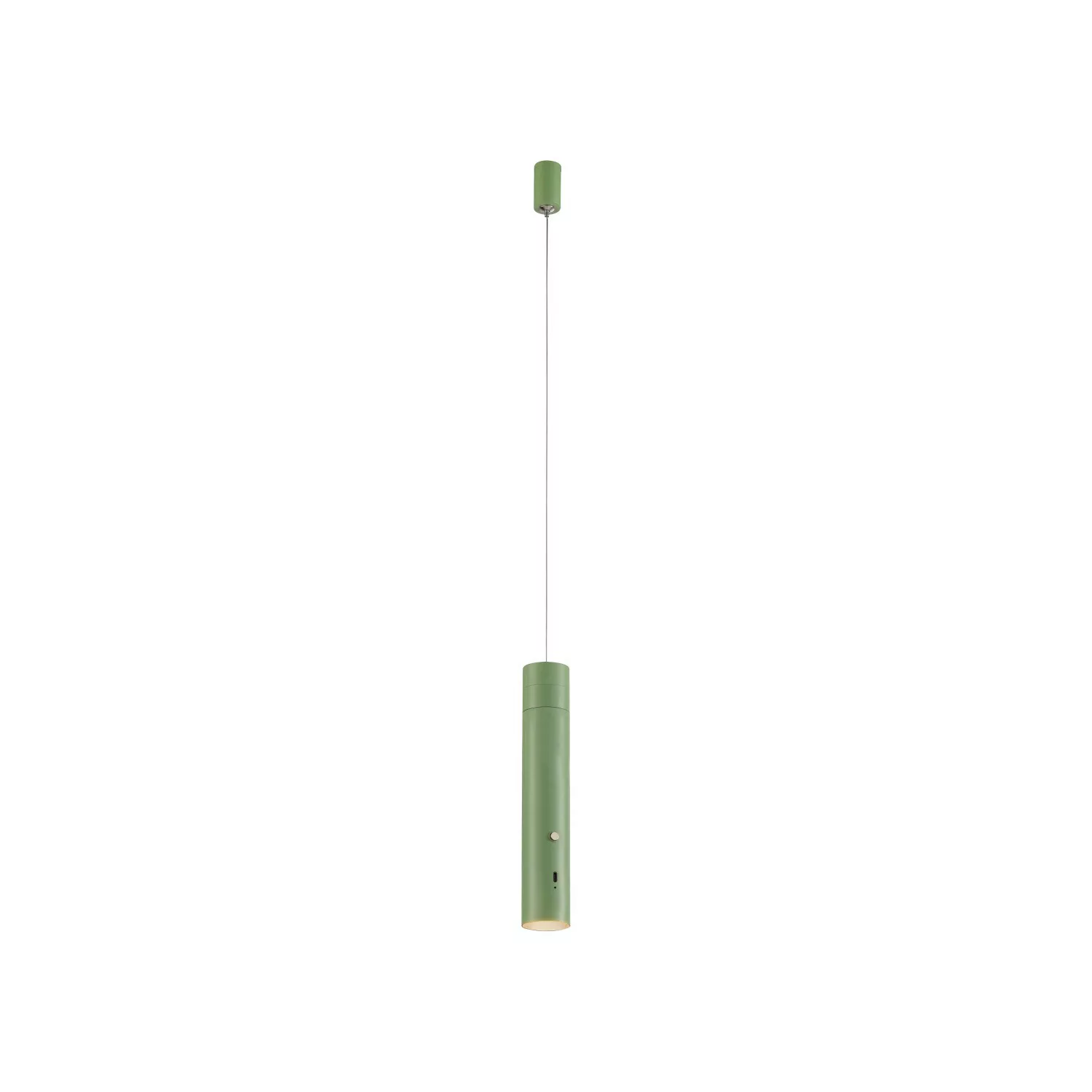 Just Light. LED-Akku-Pendelleuchte Attach Grün 120 cm x Ø 16 günstig online kaufen