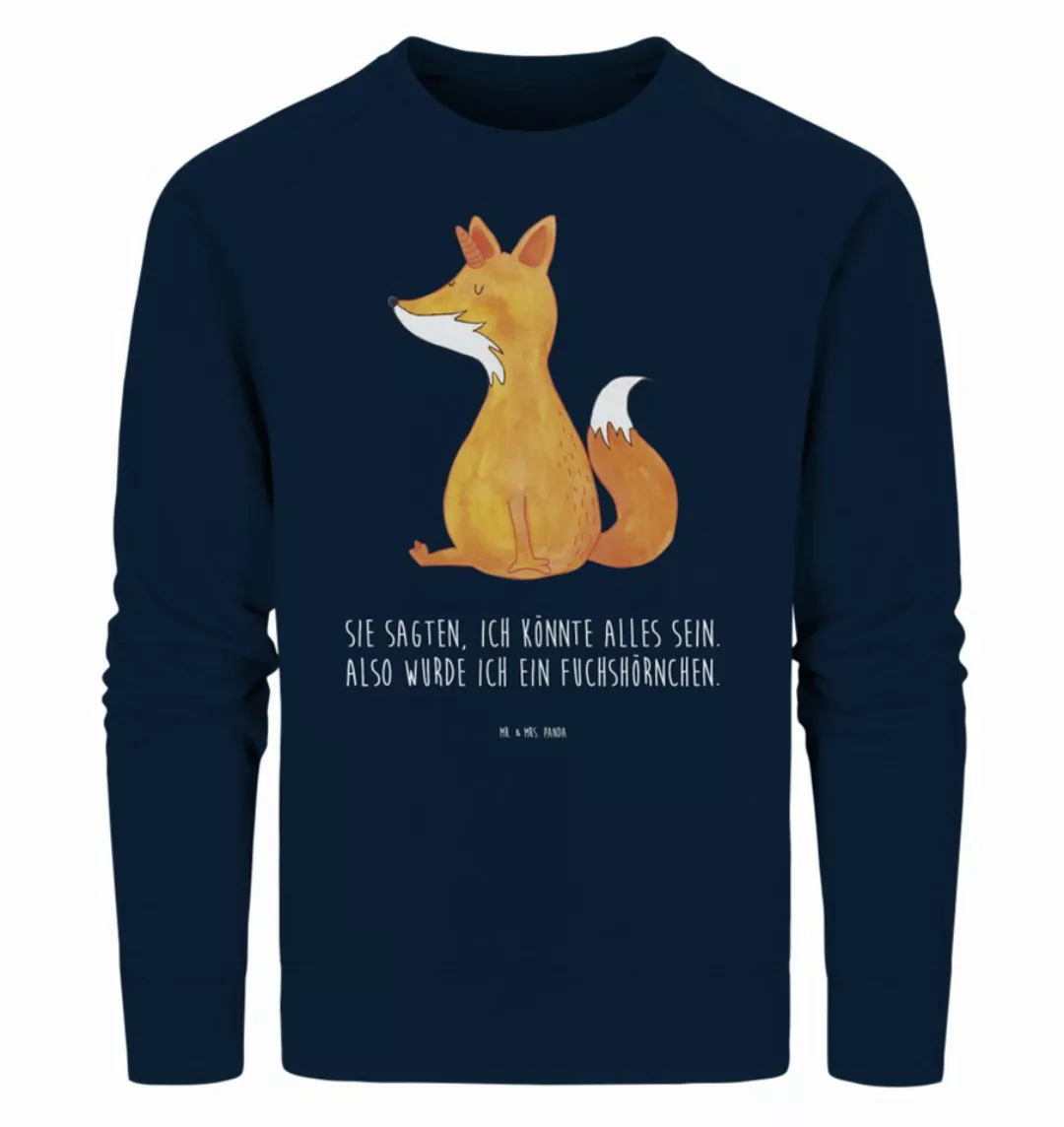 Mr. & Mrs. Panda Longpullover Größe XL Einhorn Fuchs - French Navy - Gesche günstig online kaufen