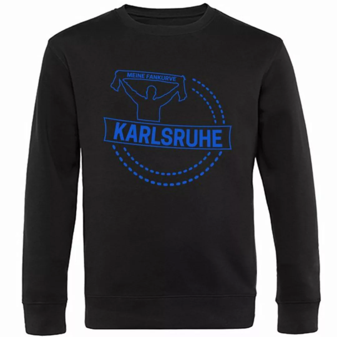 multifanshop Sweatshirt Karlsruhe - Meine Fankurve - Pullover günstig online kaufen