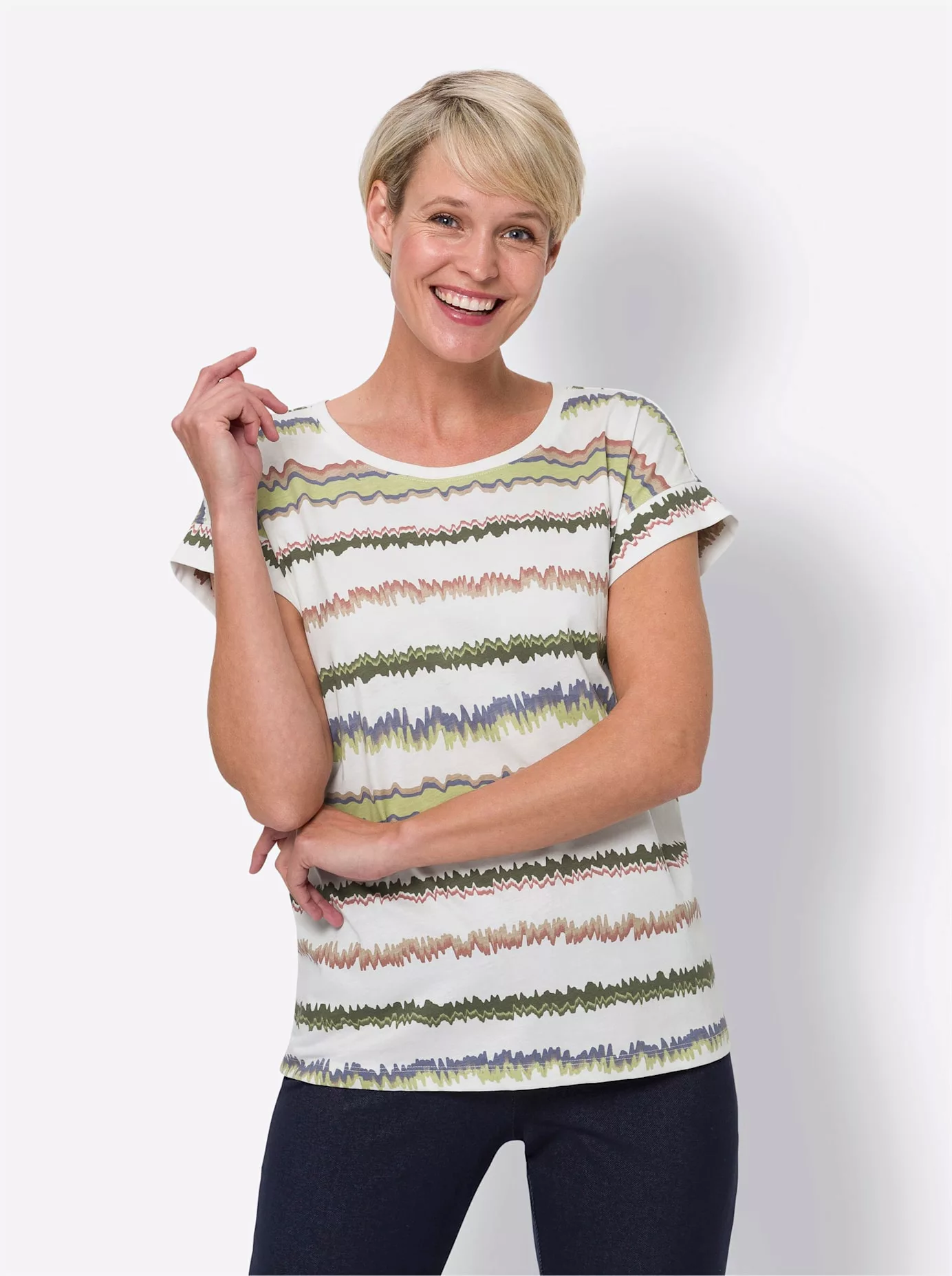 Classic Basics Rundhalsshirt "Rundhals-Shirt", (1 tlg.) günstig online kaufen