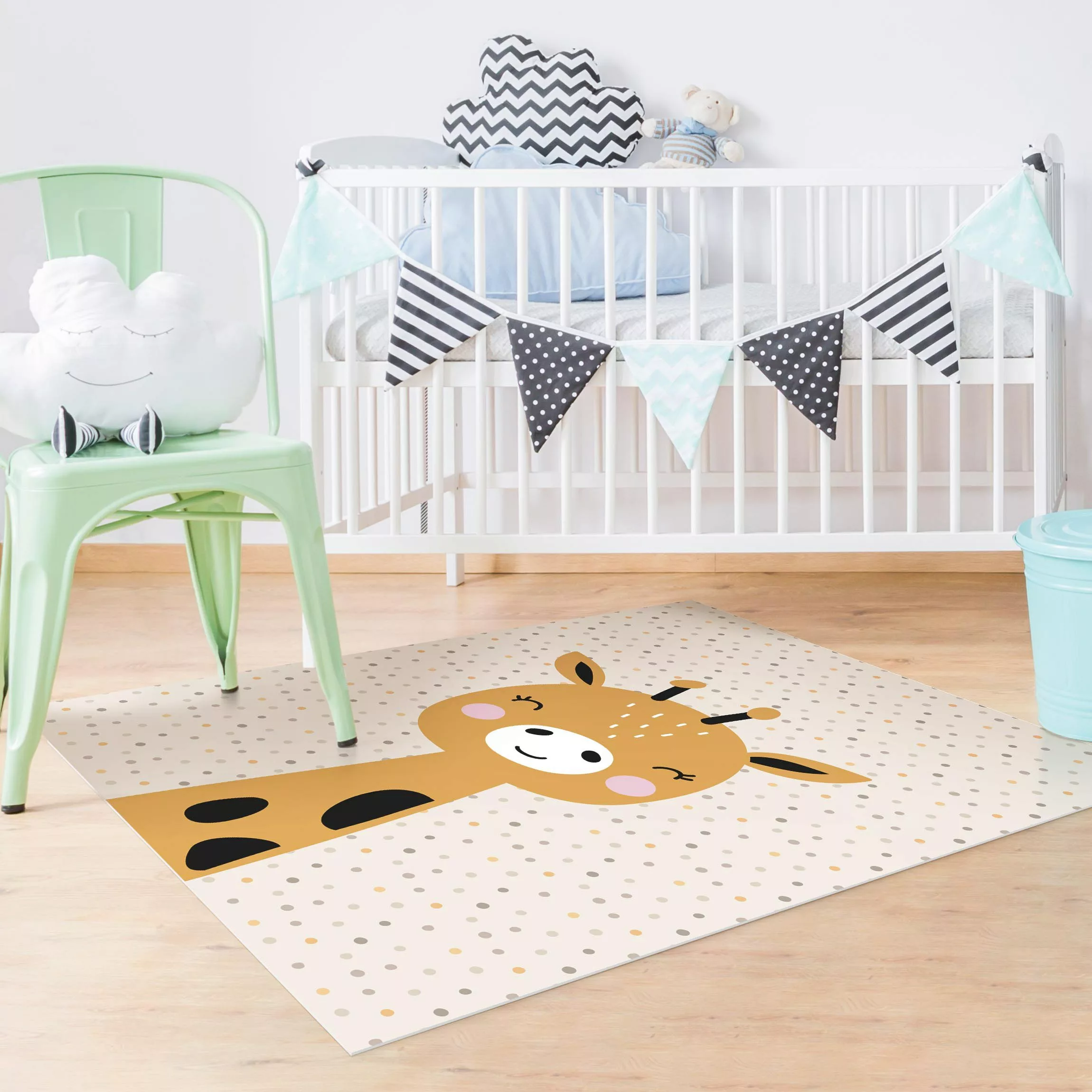 Vinyl-Teppich Baby Giraffe günstig online kaufen