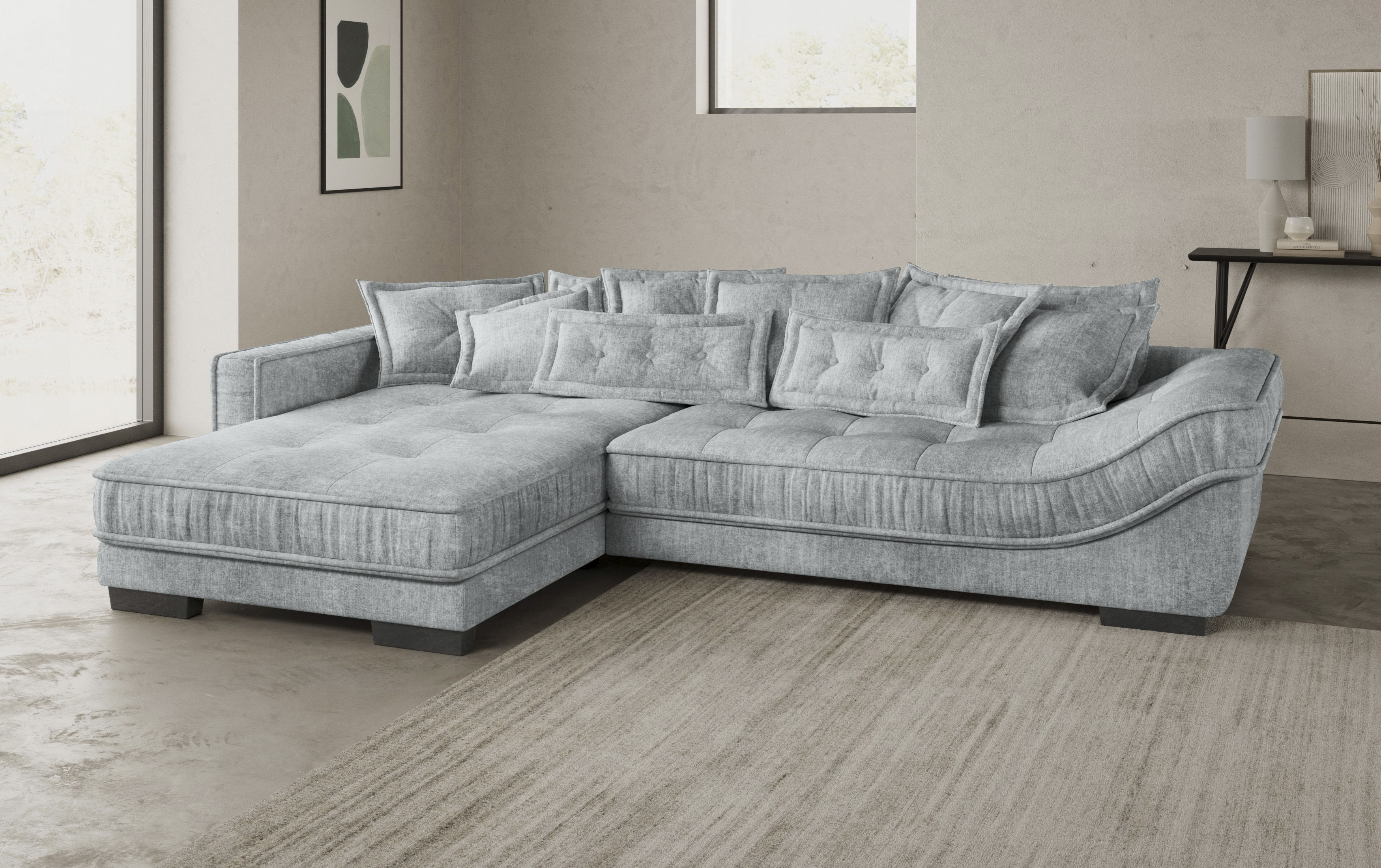 INOSIGN Ecksofa "Diwan II DuraFlex", DuraFlex-Kaltschaumpolsterung, bis 140 günstig online kaufen