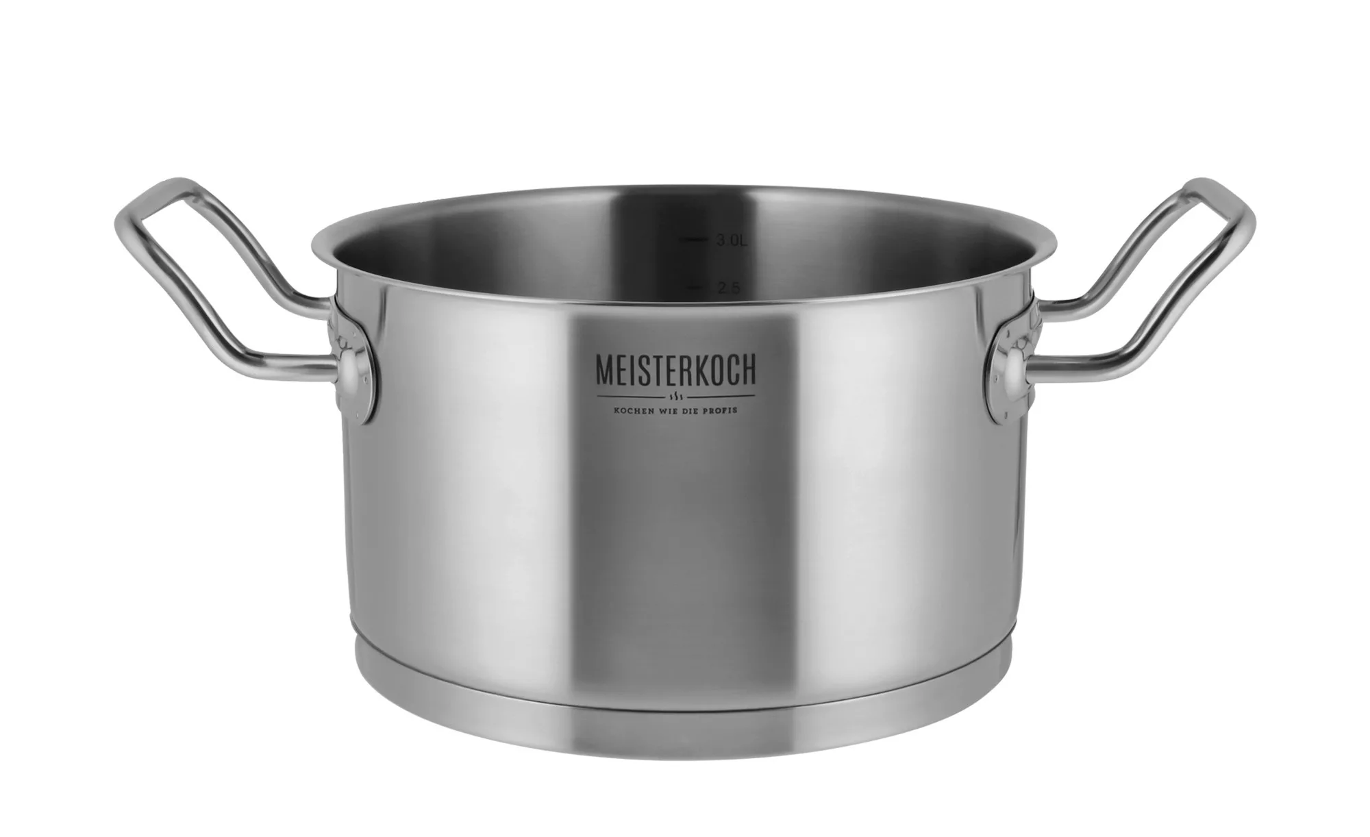 Meisterkoch Topf 20 cm  Modus - silber - Edelstahl - 11,5 cm - Töpfe & Pfan günstig online kaufen