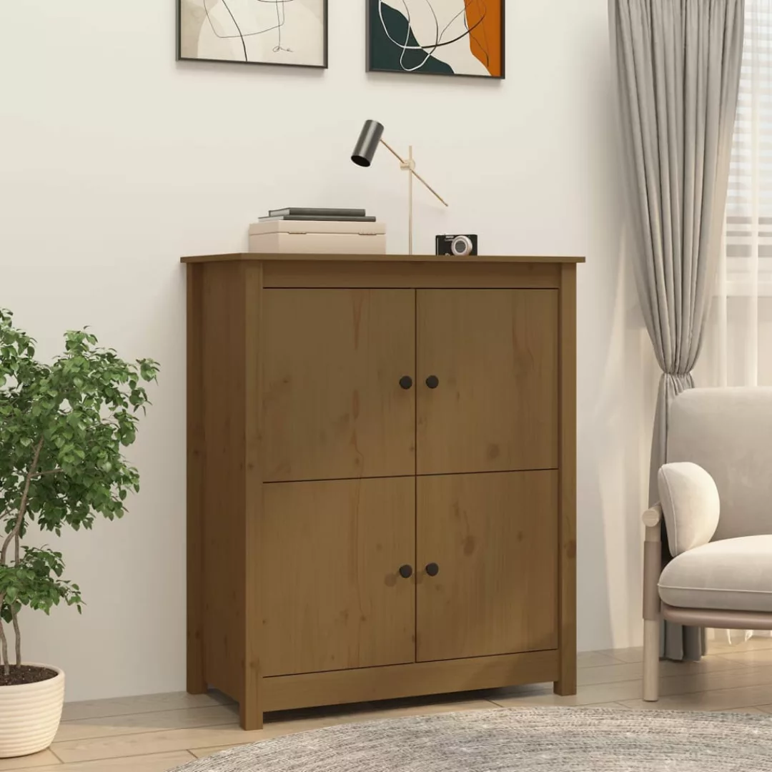 Vidaxl Sideboard Honigbraun 83x41,5x100 Cm Massivholz Kiefer günstig online kaufen