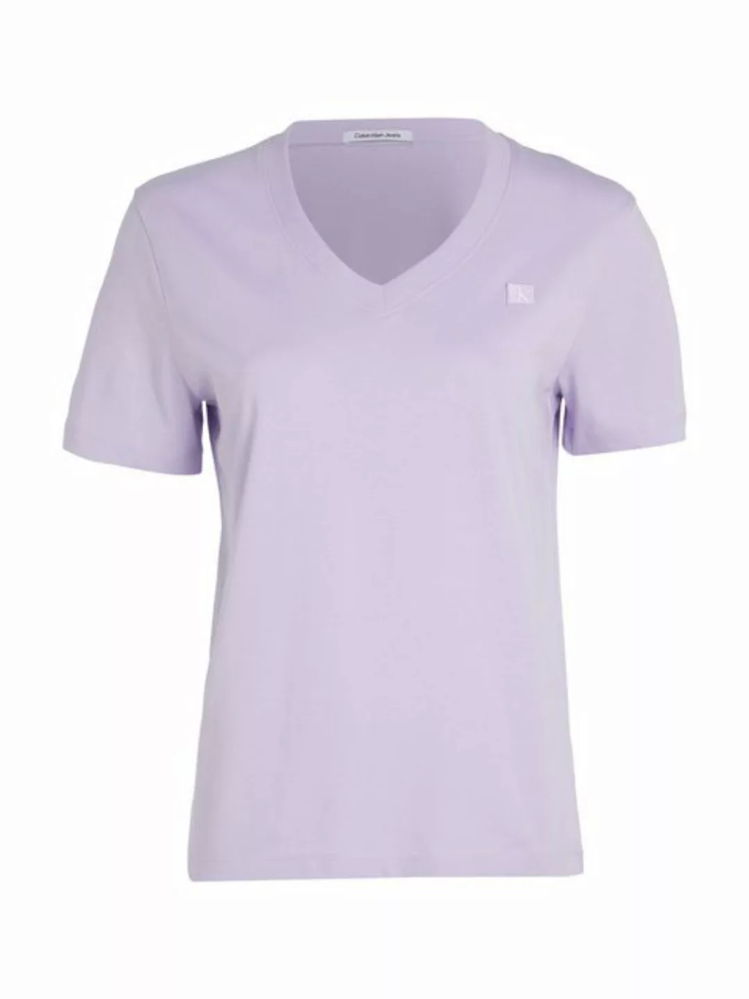 Calvin Klein Jeans T-Shirt CK EMBRO BADGE V-NECK TEE mit Logomarkenlabel günstig online kaufen