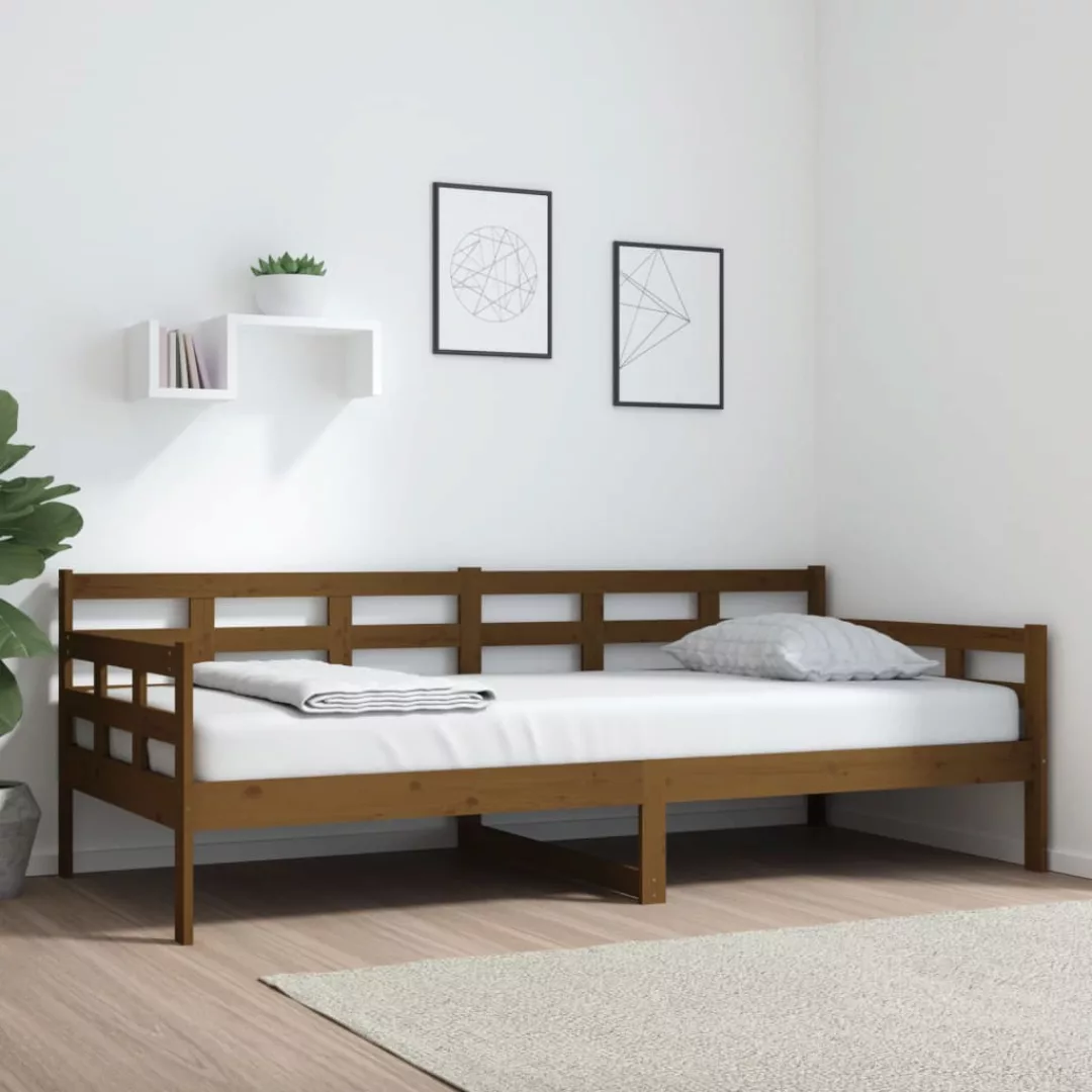 Vidaxl Tagesbett Honigbraun Massivholz Kiefer 90x200 Cm günstig online kaufen