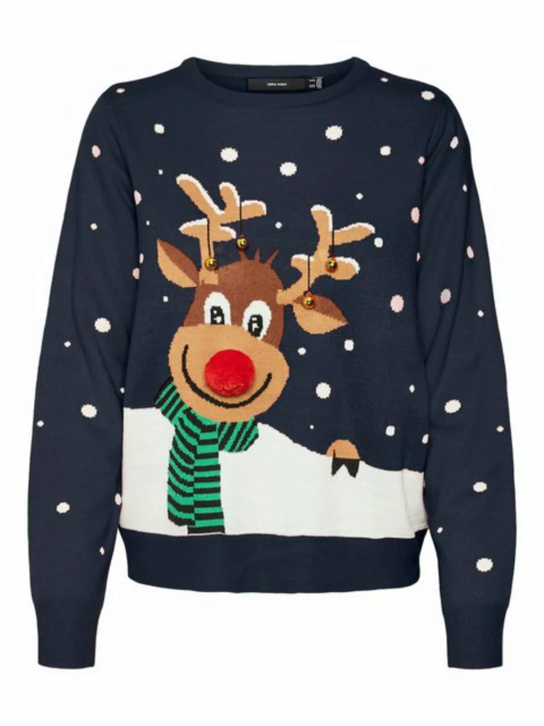 Vero Moda Weihnachtspullover VMSNOWY DEER LS O-NECK XMAS günstig online kaufen