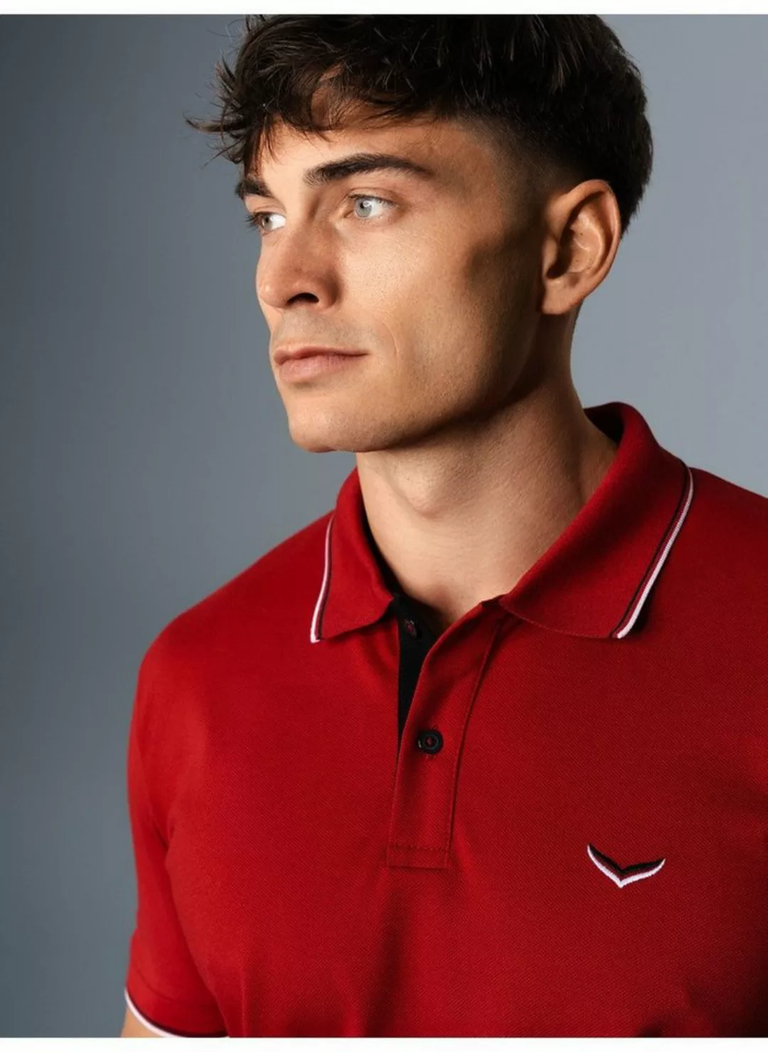 Trigema Poloshirt TRIGEMA Slim Fit Polohemd (1-tlg) günstig online kaufen