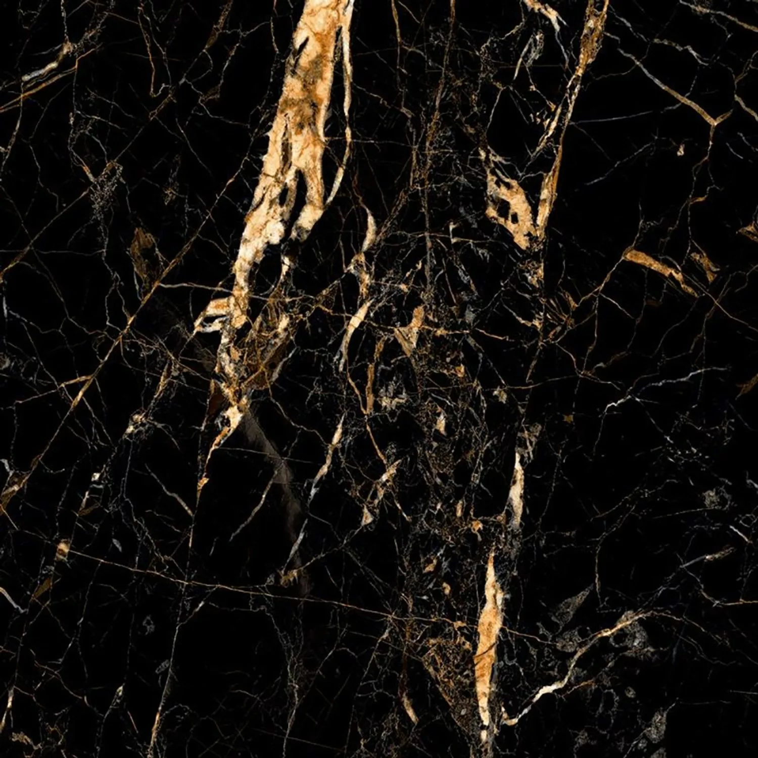 Bodenfliese Feinsteinzeug Marmoriert Poliert Dunkel Quadratisch 60 cm x 60 günstig online kaufen