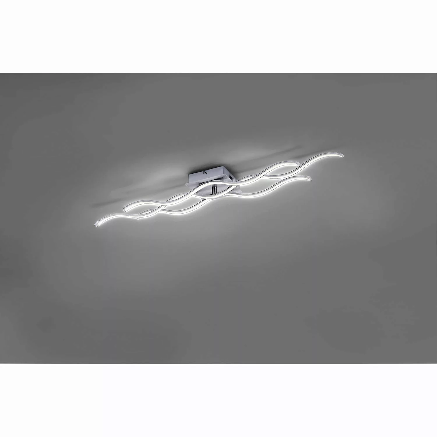 LED-Deckenlampe Wave 3.000K 97,5x16cm stahl günstig online kaufen