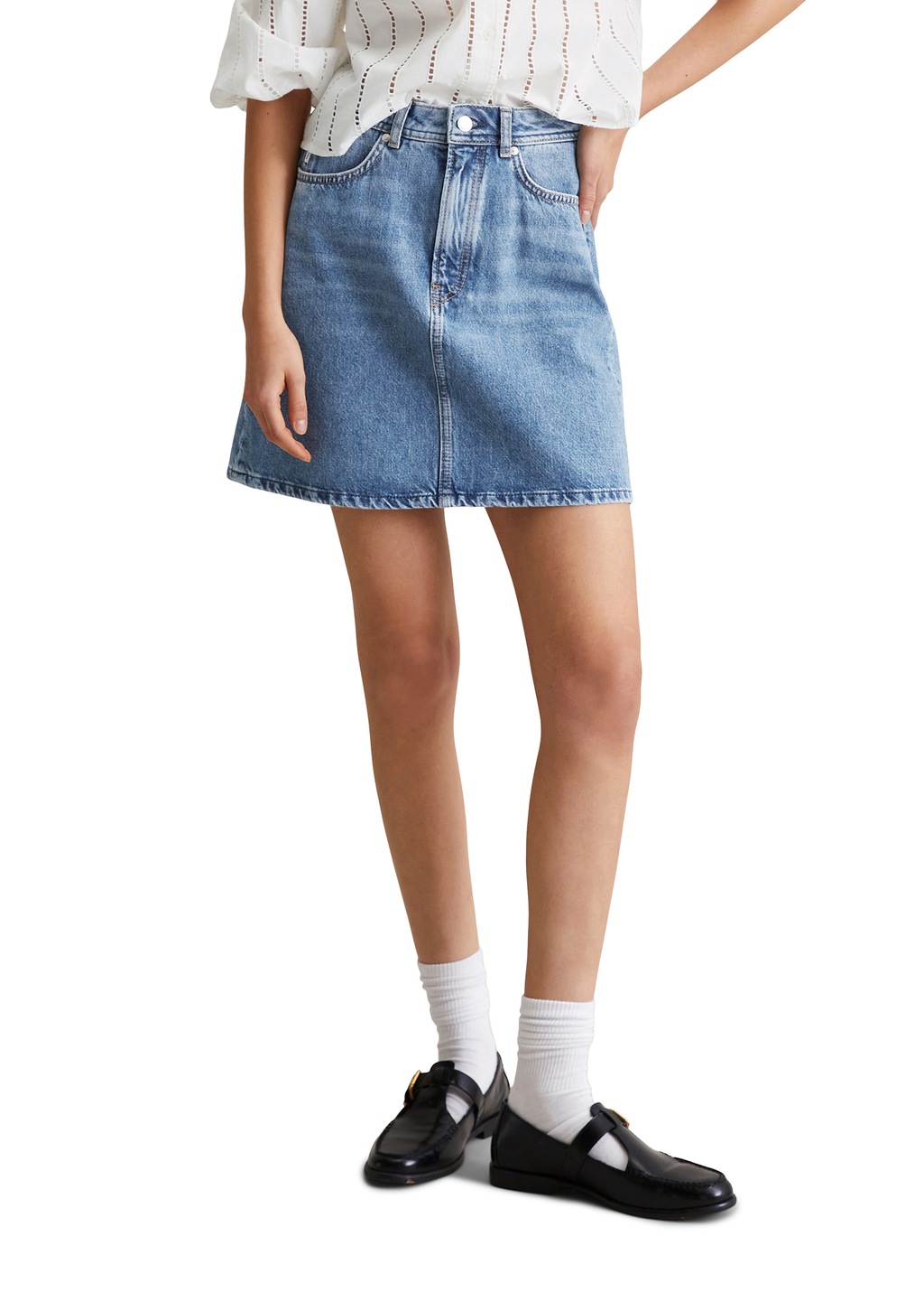 Marc OPolo DENIM Jeansrock "aus Rigid-Denim" günstig online kaufen
