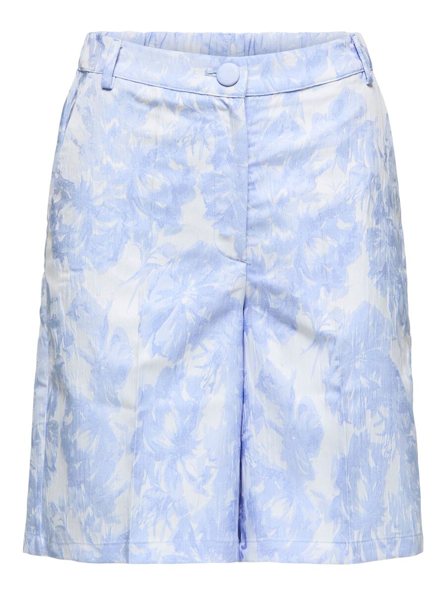 SELECTED Geblümte Shorts Damen Blau günstig online kaufen