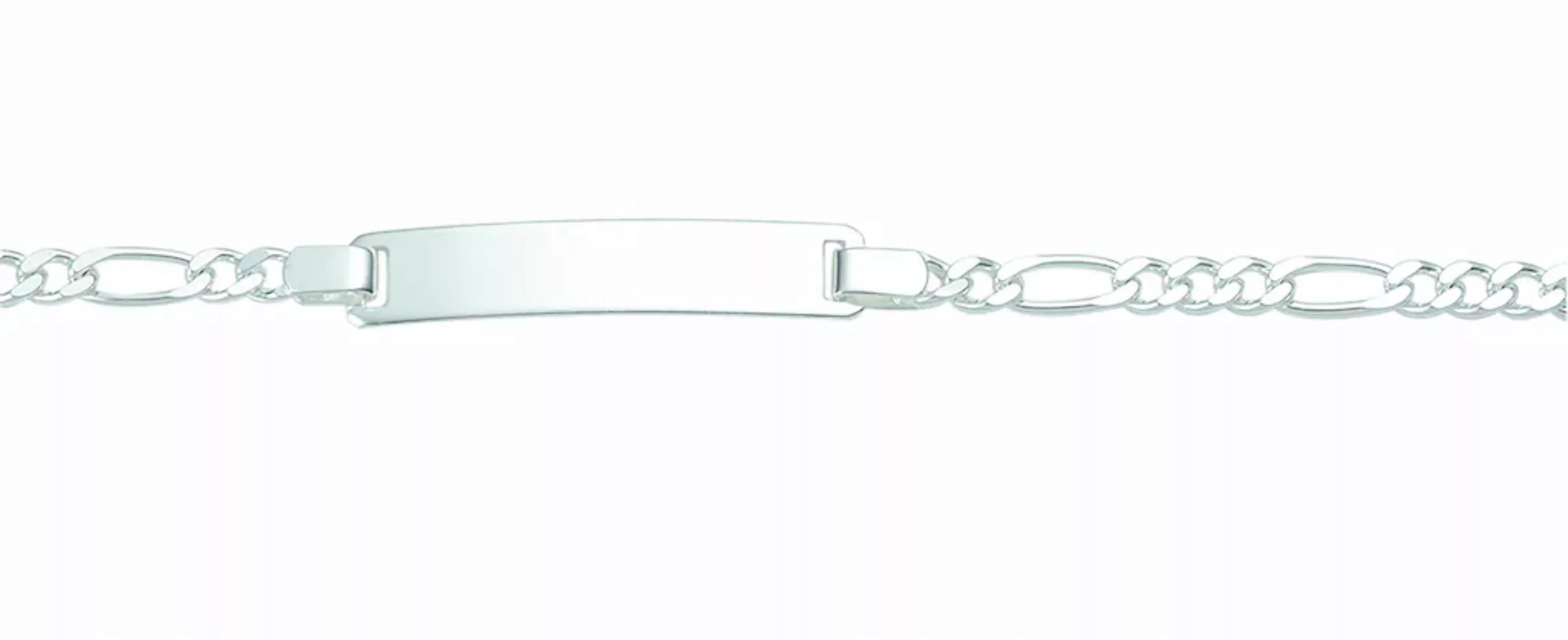 Adelia´s Silberarmband "925 Silber Figaro Armband 18,5 cm", 925 Sterling Si günstig online kaufen