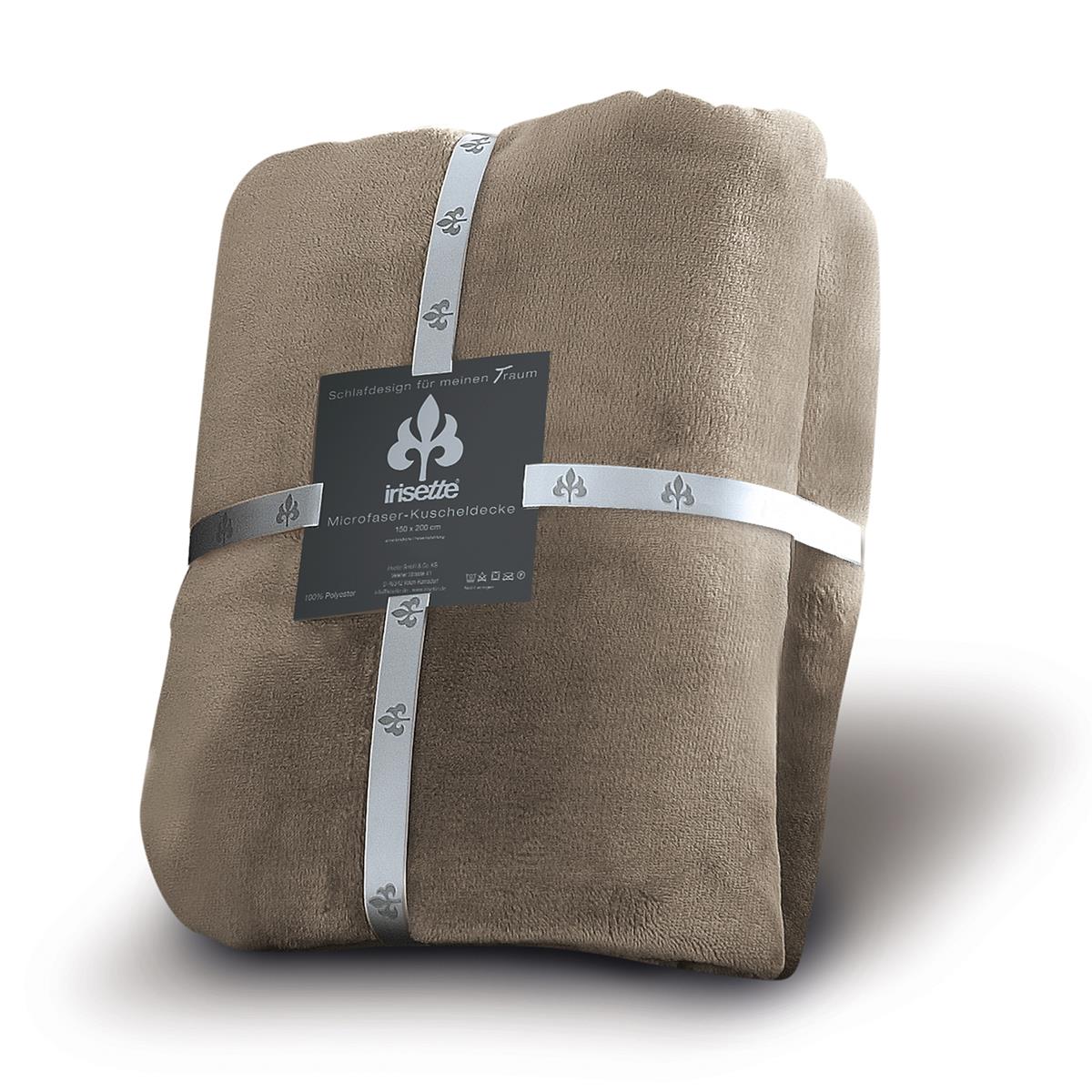 Irisette Wohndecke Flausch Kuscheldecke Relax 8900-86 Mocca 150x200 günstig online kaufen